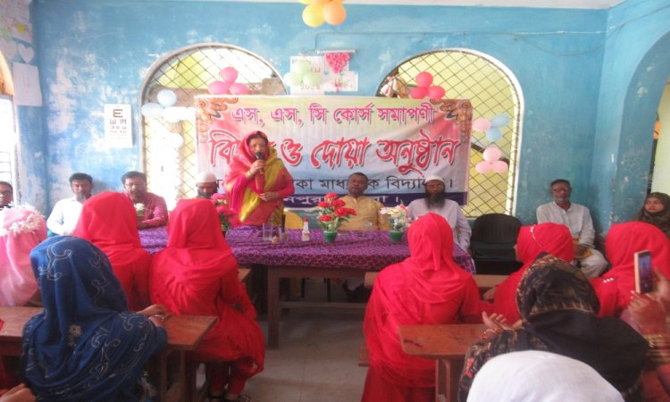 মনপুরার দুই শিক্ষা প্রতিষ্ঠানে এসএসসি পরিক্ষার্থীদের বিদায় সংবর্ধনা