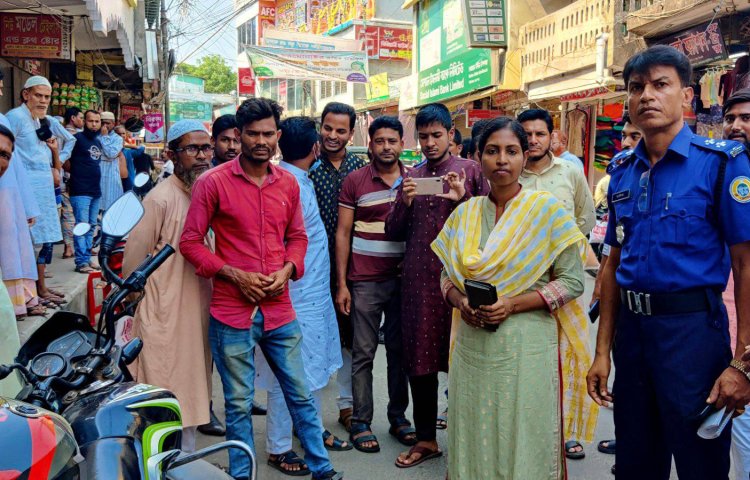 বোরহানউদ্দিনে অবৈধ পার্কিংয়ের বিরুদ্ধে ভ্রাম্যমাণ আদালতের অভিযান