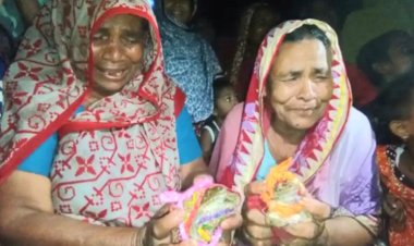 বৃষ্টির আশায় ৯ লাখ টাকা দেনমোহরে দুই ব্যাঙের বিয়ে