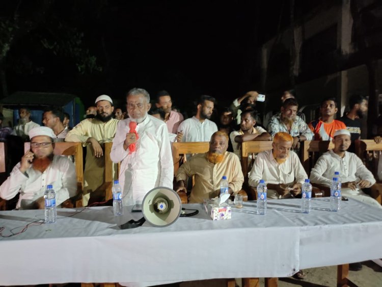 দৌলতখানে আওয়ামী লীগ মনোনীত চেয়ারম্যান প্রার্থীর উঠান বৈঠক