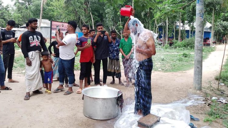 ১৩ বছর সংসারের পর বিচ্ছেদ, এক মণ দুধ দিয়ে স্বামীর গোসল