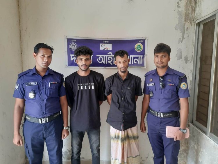 চরফ্যাশনে ইয়াবাসহ মামা-ভাগিনা আটক