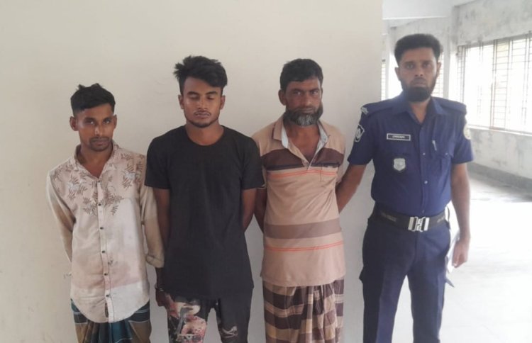 চরফ্যাশনে তেল চুরির দায়ে তিনজন আটক