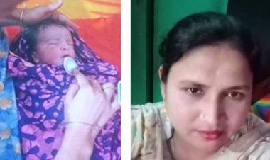 সন্তানকে পৃথীবির মুখ দেখিয়ে পরপারে মা