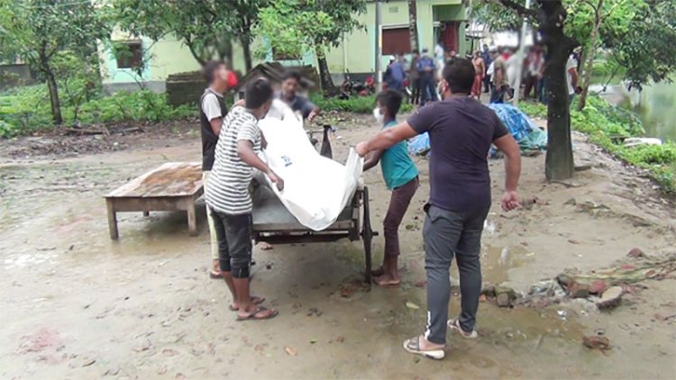মরদেহের সঙ্গে মিলল ৩ কেজি গাঁজা ও টাকা