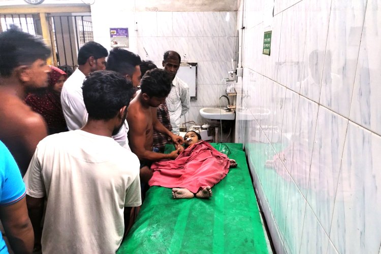 লালমোহনে নানা বাড়িতে এসে প্রাণ গেল শিশুর
