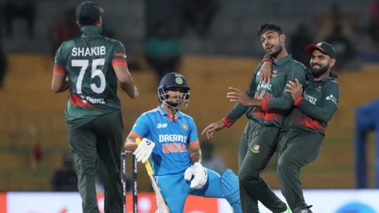 শ্বাসরুদ্ধ লড়াইয়ে ভারতকে হারালো বাংলাদেশ