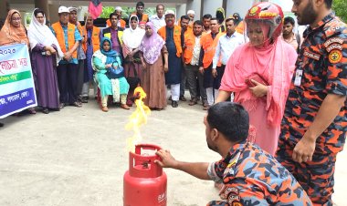 লালমোহনে আন্তর্জাতিক দুর্যোগ প্রশমন দিবস পালিত
