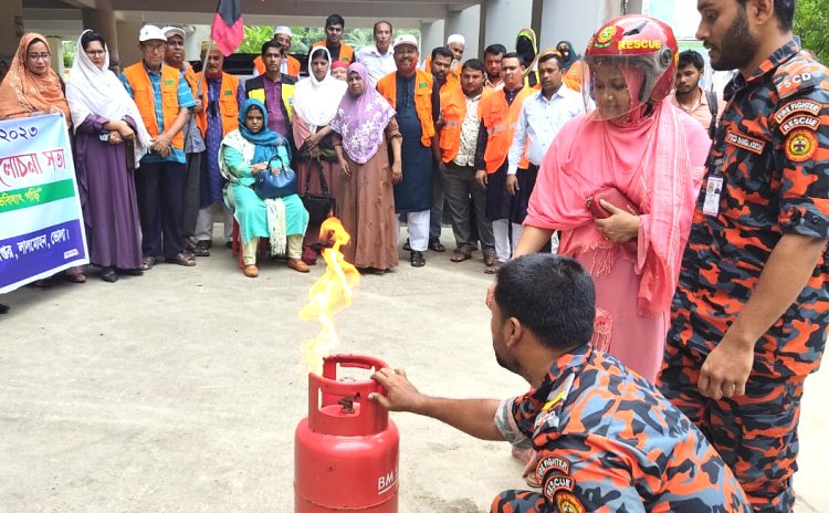 লালমোহনে আন্তর্জাতিক দুর্যোগ প্রশমন দিবস পালিত