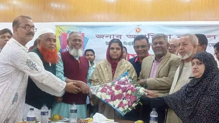 লালমোহনে উপজেলা নির্বাহি অফিসারকে বদলি জনিত বিদায় সংবর্ধনা 