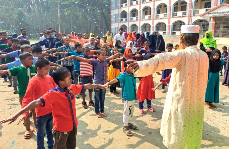 লালমোহনে প্রতিবন্ধী শিশুদের ক্রীড়া প্রতিযোগিতা অনুষ্ঠিত