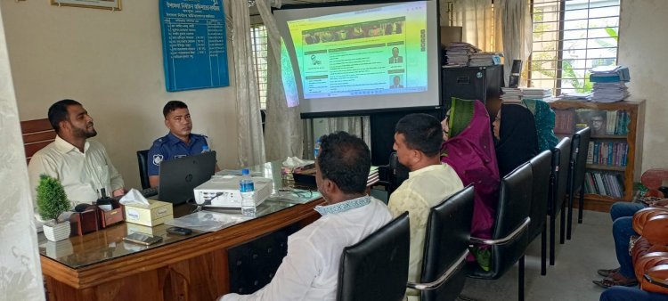 মনপুরায় অনলাইনে প্রার্থীদের নমিনেশন পেপার সাবমিট বিষয়ে প্রশিক্ষণ কর্মশালা