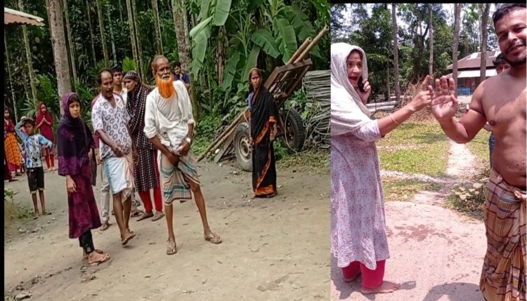 লালমোহনে নারীদের দিয়ে জমি ও পুকুর দখল চেষ্টার অভিযোগ
