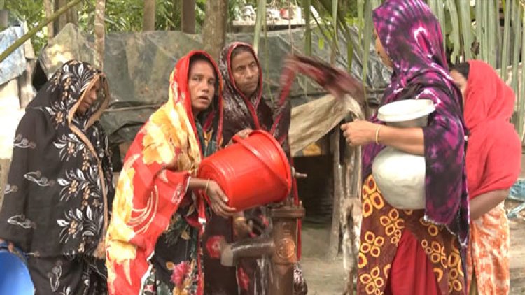 মনপুরায় বিশুদ্ধ পানির তীব্র সংকট