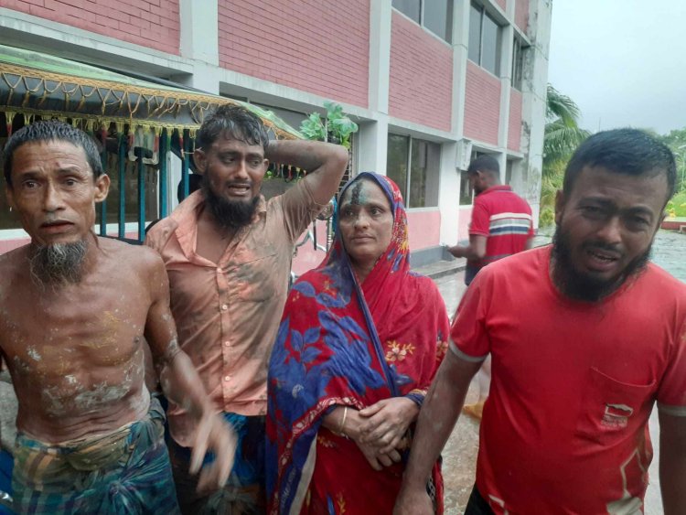 চরফ্যাশনে জমি বিরোধের জেরে হামলায় নারীসহ আহত ৫