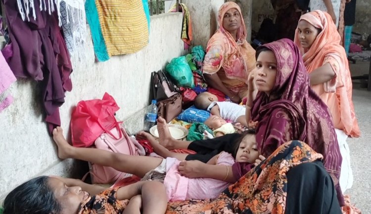 নিউমোনিয়ায় কাবু লালমোহনের শিশুরা, শয্যা সংকটে সীমাহীন দুর্ভোগ