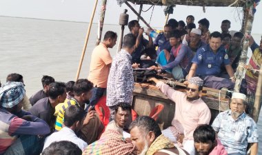 লালমোহনে ৪২ জেলের জেল-জরিমানা, জাল-মাছ-ট্রলার জব্দ