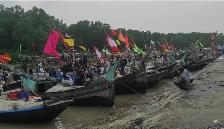 ইলিশ ধরায় নিষেধাজ্ঞা; মনপুরায় ঋণের বোঝায় দুশ্চিন্তায় জেলেরা