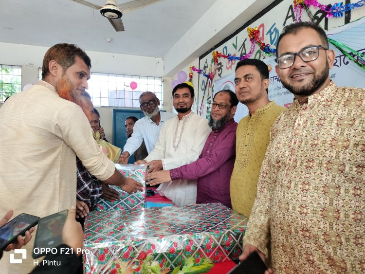 লালমোহনে সহকারী প্রাথমিক শিক্ষা কর্মকর্তাকে পদোন্নতিজনিত বিদায় সংবর্ধনা