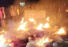লালমোহনে ১০ লাখ টাকার অবৈধ জাল আগুনে পুড়িয়ে ধ্বংস
