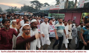 বিএনপির প্রতিষ্ঠাবার্ষিকী উপলক্ষ্যে লালমোহনে র‌্যালি ও আলোচনা সভা